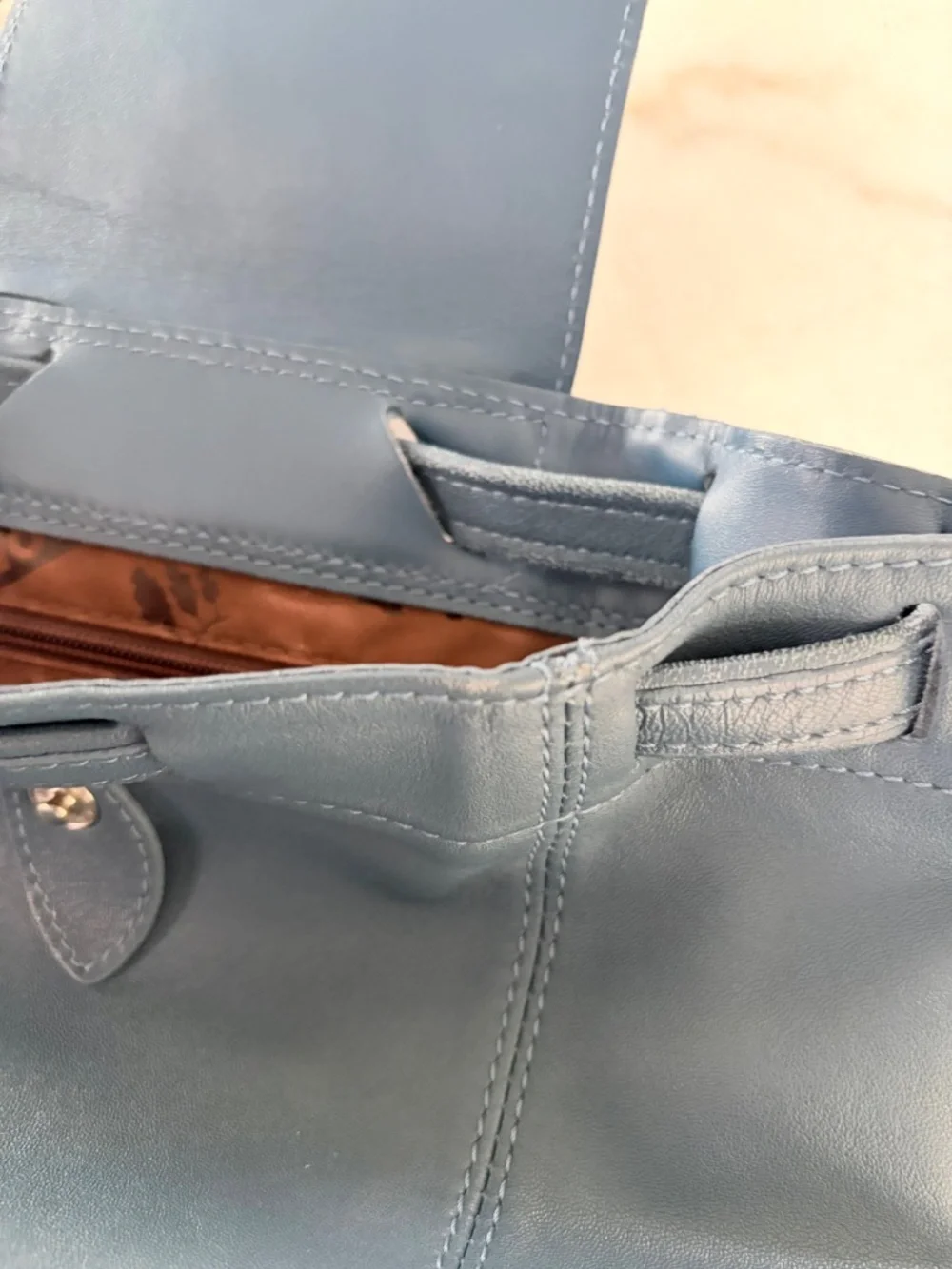 Longchamp - Le Pliage Cuir Leather Backpack, Small
